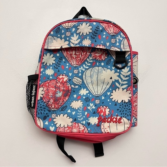 Urban Infant Balloon Print Kids Packie Travel Preschool Daycare Backpack - Picture 2 of 11